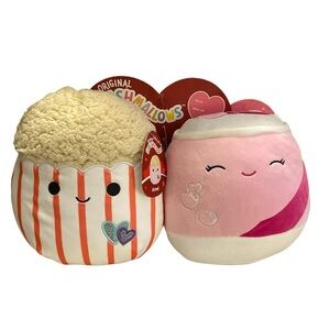 Valentine Squishmallows Twin Pack Arnel & Poodle